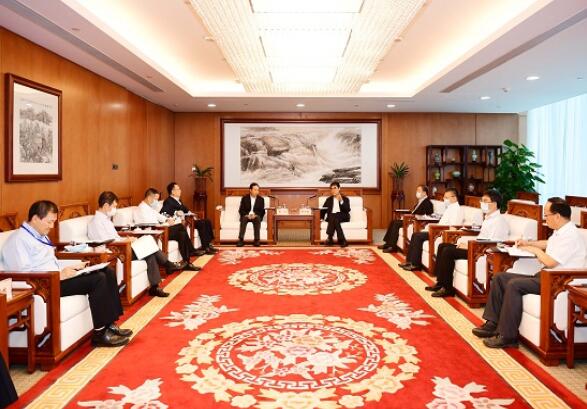 華能集團(tuán)有限公司黨組書記、董事長舒印彪會見國開行董事長趙歡
