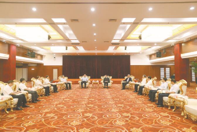河南省委書記王國生、省長尹弘會(huì)見國家電網(wǎng)董事長、黨組書記毛偉明