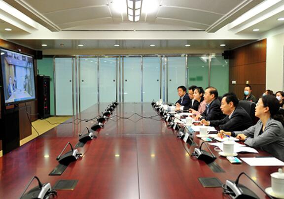 辛保安總經(jīng)理與SAP公司全球執(zhí)行董事會成員、全球業(yè)務總裁傅美黛舉行視頻會談