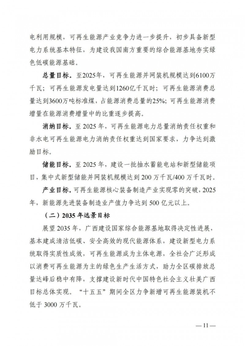 廣西“十四五”規(guī)劃：大力發(fā)展光伏發(fā)電，到2025年新增光伏裝機(jī)15GW！