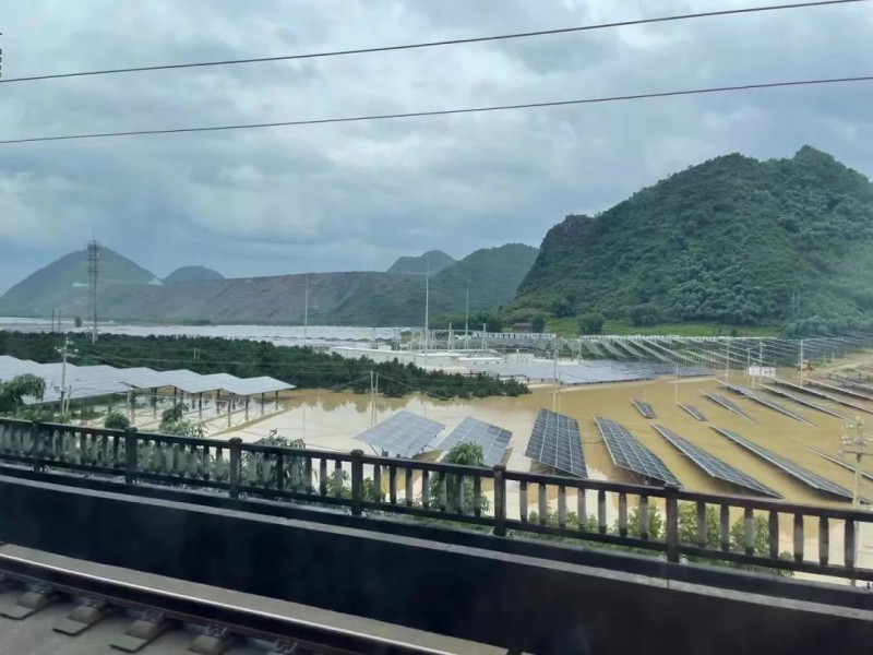 地面電站秒變漂浮電站，又一光伏電站被水淹！