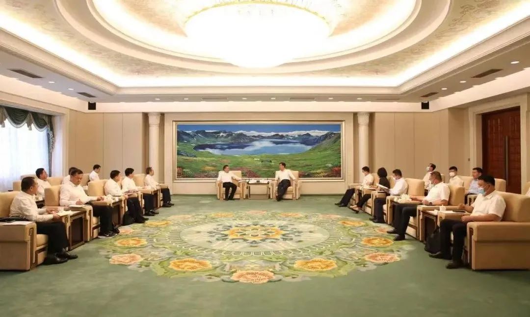 中國能建黨委書記、董事長宋海良拜會吉林省委常委、長春市委書記張志軍