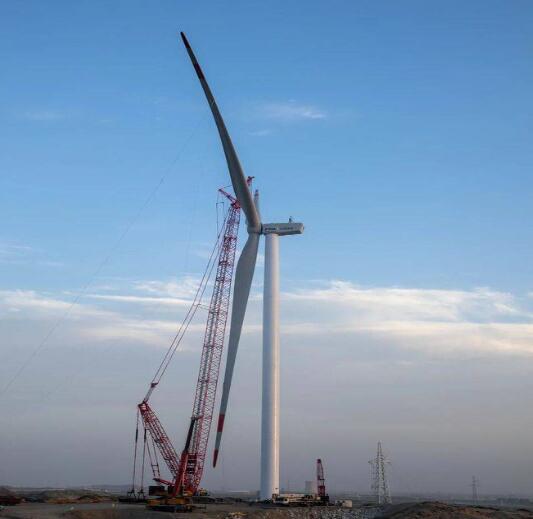 深耕大西北，H171-4MW分散式風(fēng)電項目成功首吊!