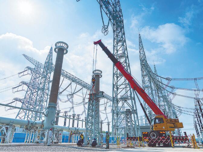 賦能京畿，北京東變電站擴(kuò)建忙