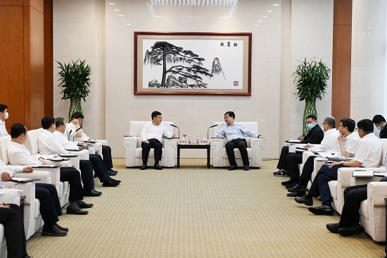 鄧建玲會(huì)見承德市委書記柴寶良、市長王亞軍