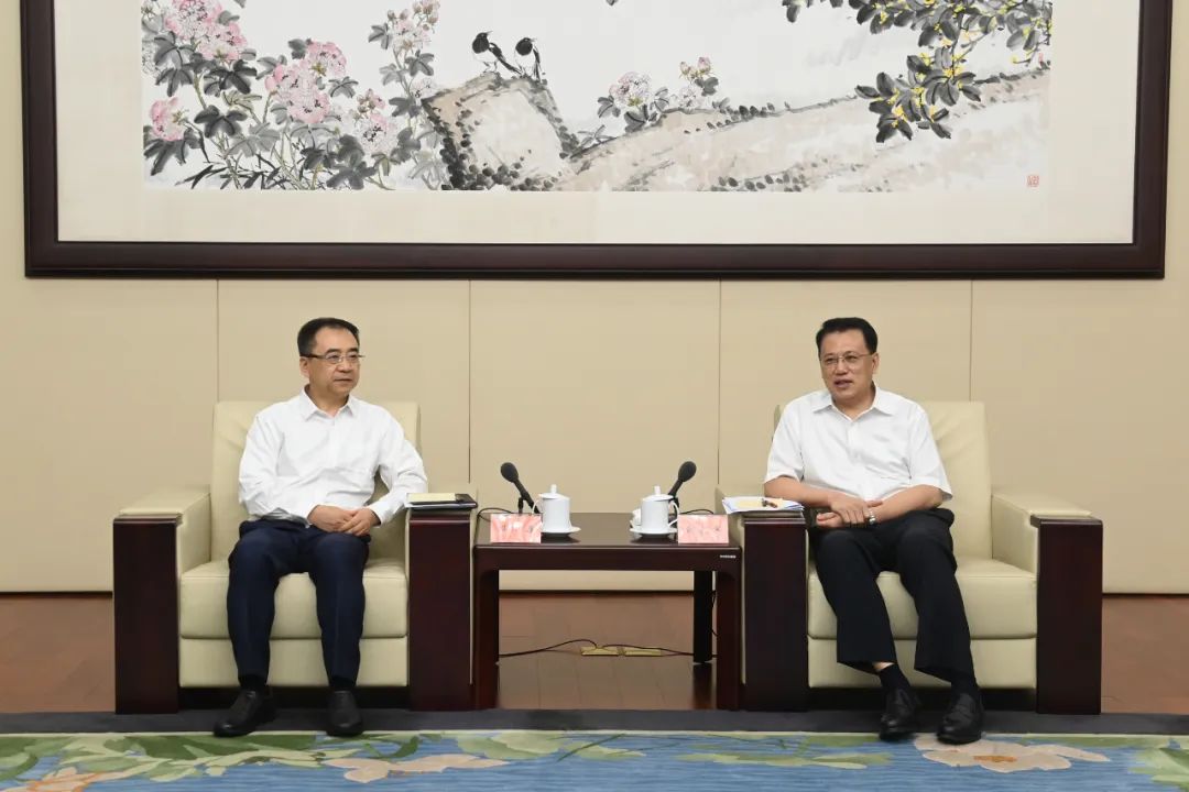 大唐集團(tuán)公司黨組書記、董事長(zhǎng)鄒磊拜會(huì)浙江省委書記、省人大常委會(huì)主任袁家軍