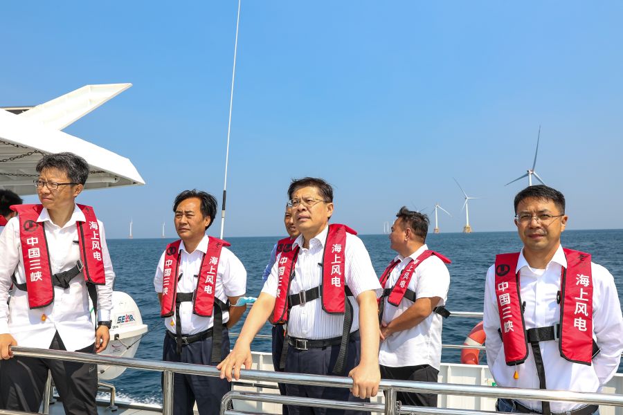 韓君赴廣東陽(yáng)江、福建福州調(diào)研三峽集團(tuán)海上風(fēng)電項(xiàng)目
