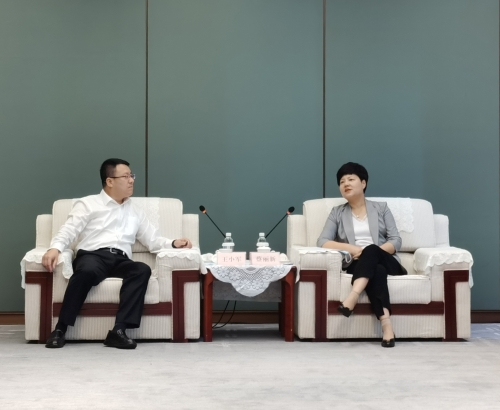 王小軍拜會廣西壯族自治區(qū)黨委常委、常務(wù)副主席蔡麗新