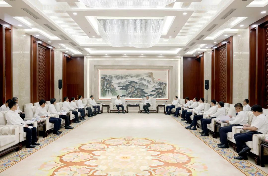 大唐集團鄒磊、劉明勝拜會山東省委書記林武、省長周乃翔