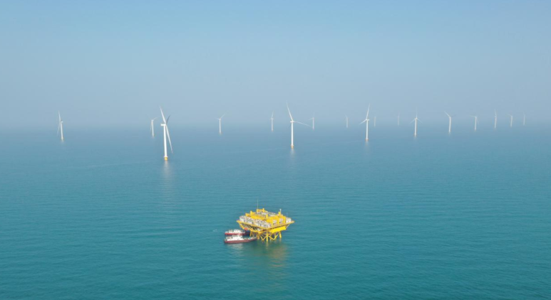 山東首個百萬千瓦級海風(fēng)基地！國家電投半島南U1一期并網(wǎng)發(fā)電