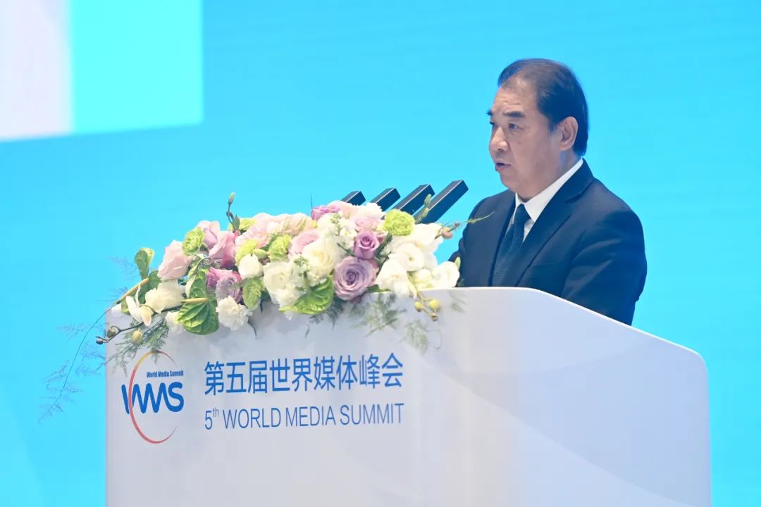 南方電網(wǎng)公司董事長(zhǎng)、黨組書(shū)記孟振平在第五屆世界媒體峰會(huì)上作主旨發(fā)言