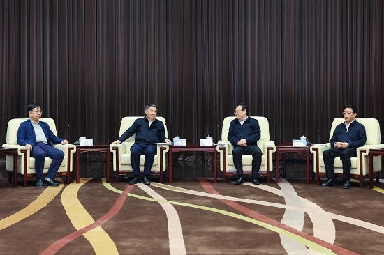 華能集團(tuán)董事長(zhǎng)溫樞剛、總經(jīng)理鄧建玲會(huì)見寧夏回族自治區(qū)黨委書記梁言順主席張雨浦