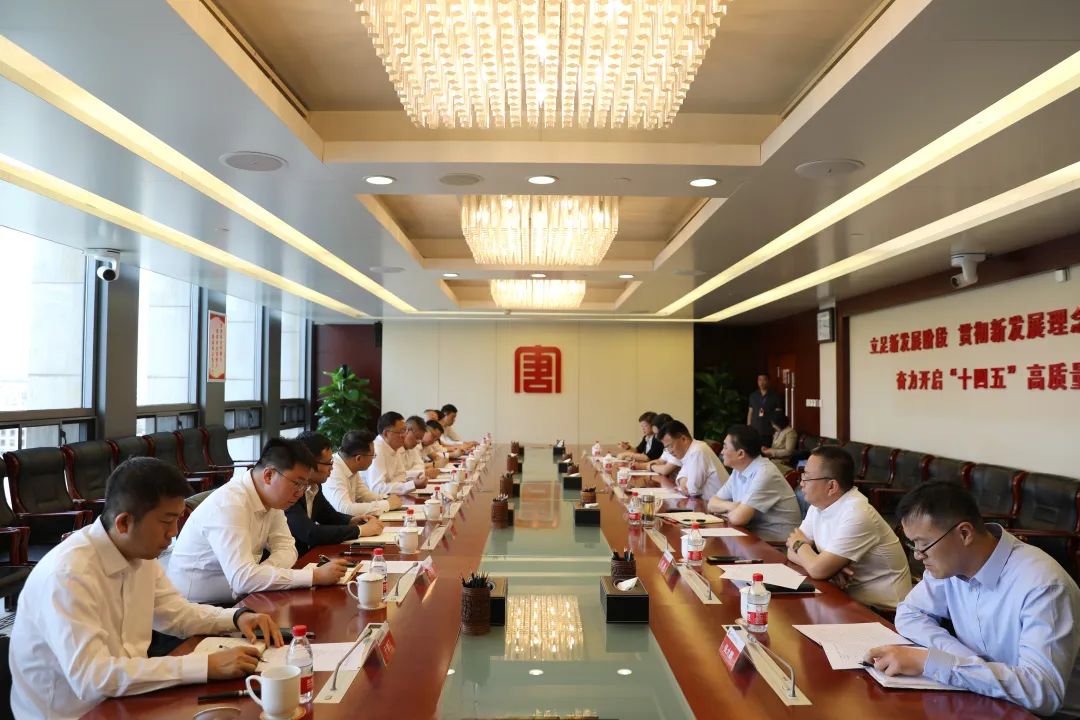中建一局黨委書記、董事長吳愛國拜會大唐國際黨委書記、董事長王順啟